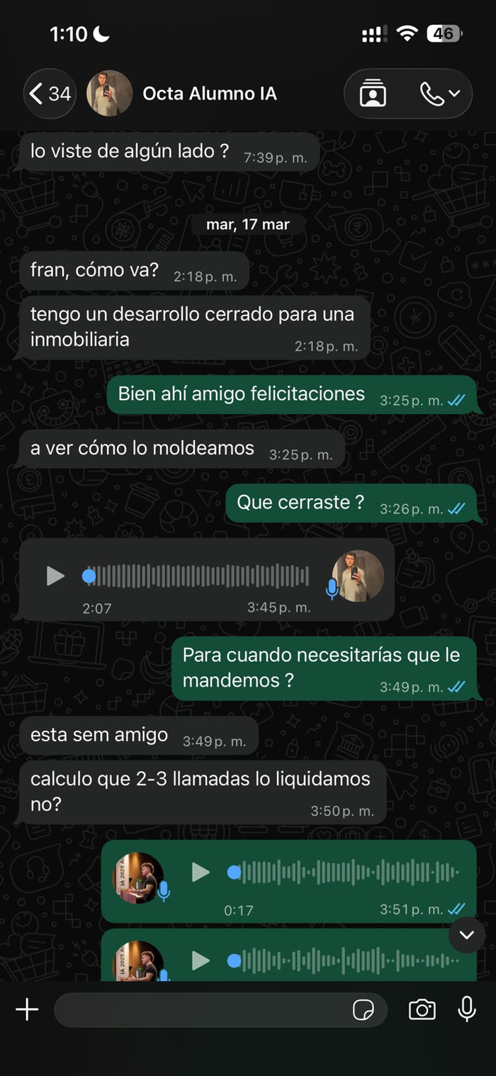 Octa, alumno #1